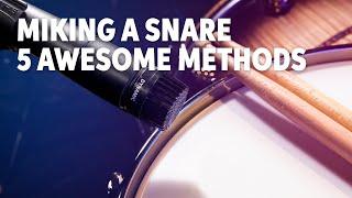 5 Great Ways to Mic a Snare Drum