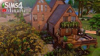 Country House With Sauna  | SIMS 4 Stop Motion Build | No CC