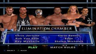 WWE SD! HCTP - ChrisJericho,RVD,ReyMysterio,ChrisBenoit,Edge,ShawnMichaels (ELIMINATION CHAMBER)