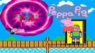 NICK54222 MUGEN: Sonic Mania and Courage VS Peppa Pig and Clarence