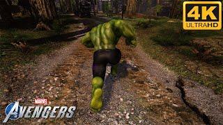 THE HULK Combats Gameplay | Marvel's Avengers (4K 60fps)