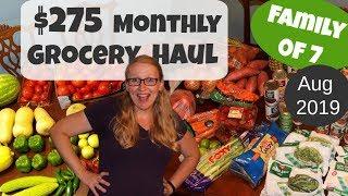 Frugal Family Monthly Grocery Shopping-- Winco, Sams Club, Upick Farm