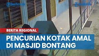 Viral Pencurian Kotak Amal di Masjid Guntung Bontang Terekam CCTV, Pelaku Kabur Bawa Rp 40 Ribu