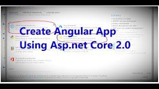Angular 4: Asp.net Core 2.0: How to Create Angular app in Asp.net Core 2.0 [FAST]