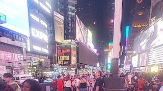 Filming Times Square Billboards