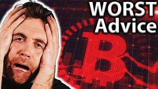 DON’T DO THIS!! Some of the WORST Crypto Advice!! ️