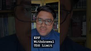 PF Withdrawal TDS ITR Filing | PF Withdrawal ITR Filing #incometaxreturn #tds