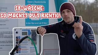 Winter-Autowäsche an der SB-Waschbox ️ So wird dein Auto sauber!