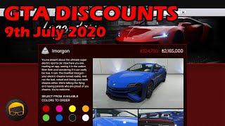 GTA Online Best Vehicle Discounts (9th July 2020) - GTA 5 Weekly Car Sales Guide №46