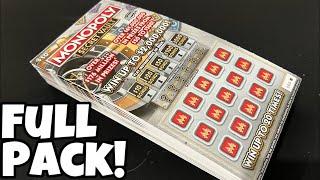 $2,000,000 Jackpot! | $10 Monopoly Full Pack! | Scratching a $600 Book Live!