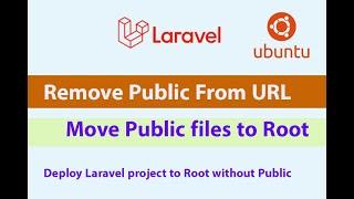 Remove public from URL in Laravel | Make Root as Index not Public  #laravel