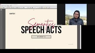 SPEECH ACTS | GROUP 13