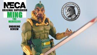 neca the original superheroes ultimate Ming the Merciless action figure unboxing review