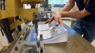 Perforating Carbonless Forms, Banner Printing, Stitching and Drilling
