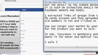 How to Extract Unlimited Emails from Facebook, Groups, Pages,  Email Extractor 2018
