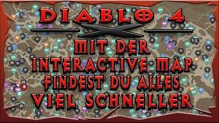 Diablo 4  Finde mit der Interactiv Map alles viel schneller