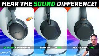 ANC KING!  Bose QC Ultra Headphones Review vs Sony WH-1000XM5 vs WH-1000XM4