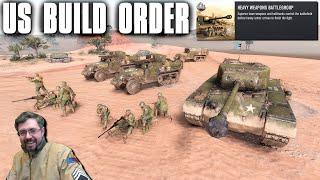 US Build Order for Heavy Weapons Battlegroup! - Company of Heroes 3