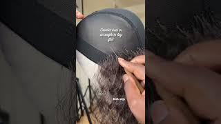 How to make your crochet wig flat || check my channel for tutorials