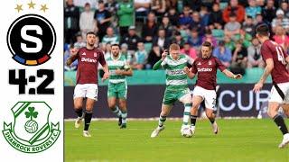 AC SPARTA PRAHA VS SHAMROCK ROVERS 2.PŘEDKOLO LIGY MISTRŮ 2024 2.ZÁPAS