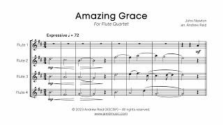 Amazing Grace - For Flute Quartet