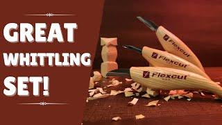 Flexcut 3-Piece Knife Starter Set Review | Great Beginner Carving Kit!