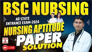 NURSING APTITUDE CLASS FOR BSC NURSING | NURSING APTITUDE PYQ FOR BSC NURSING EXAM | BY VIJAY SIR