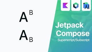 Superscript/Subscript Text - Jetpack Compose