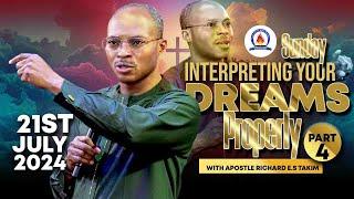 Apostle Takim| INTERPRETING YOUR DREAMS PROPERLY (04) - SUNDAY SERVICE - 21|07|2024| MCTV, GLOBAL