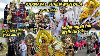 Karnaval Suren menyala kedatangan artis tiktok yg lagi viral