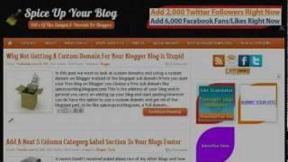 How To Use A Custom Domain On Blogger
