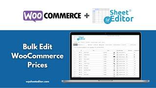 How to Bulk Edit WooCommerce Product Prices using a Spreadsheet on WordPress