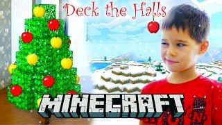 Minecraft Christmas Tree in Real Life (3D Visual Effects)