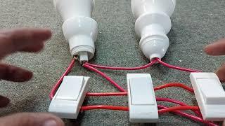 How to control two lamps with three 2-way switches/ mhb channel01