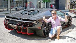 My First Drive in a LAMBORGHINI CENTENARIO!