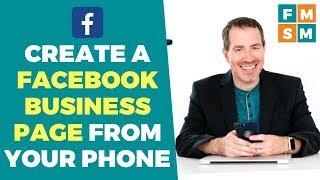 How To Create A Facebook Business Page From A Smartphone