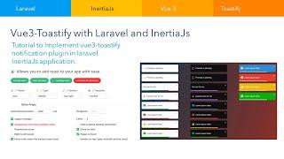 Vue3-Toastify, Laravel, InertiaJs Integration Tutorial