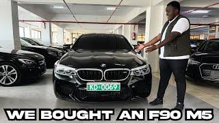 We bought an f90 M5, a 1 of 2 car  IN KENYA !!!!!