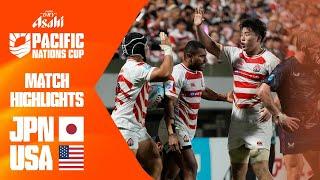 A Try-Scoring Thriller! | Japan v USA | Match Highlights | Asahi Super Dry Pacific Nations Cup