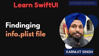 Learn SwiftUI Development | Finding info plist file