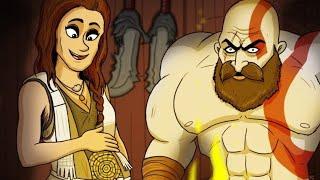 Kratos eligiendo un nombre para su hijo (God of war comic)