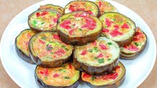 Eggplant Recipe | How to Fry the Stuff Circle Eggplant | V Taste