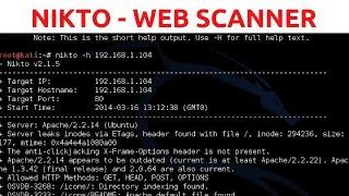 Nikto Web Vulnerability Scanner - Web Penetration Testing - #1