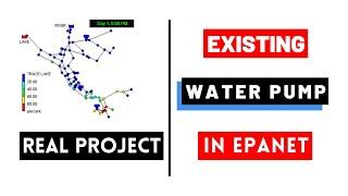 How to Model Existing Water Pump in EPANET Software [Real Project]