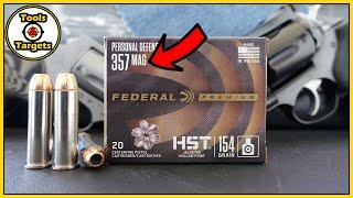 HST!...Need I Say More?...NEW Federal Premium HST .357 Magnum Self-Defense AMMO Test!
