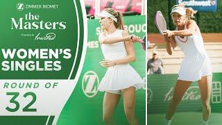 Genie Bouchard v Hannah Blatt at the Zimmer Biomet Masters