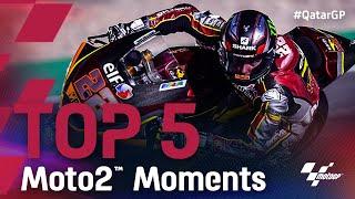 Top 5 Moto2™ Moments | 2021 #QatarGP