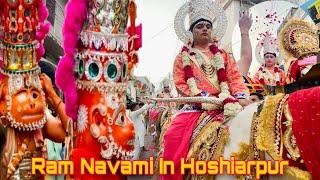 Ram Navami In Hoshiarpur Vishal Shobhaayaatra With Hanuman Ji @shrishivavtarihanuman9217