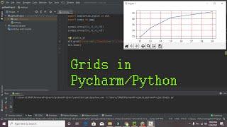 how to add grid in the python plots | how to insert grids in the pycharm plots