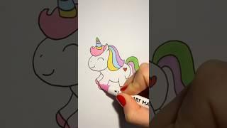 How to draw a cute unicorn